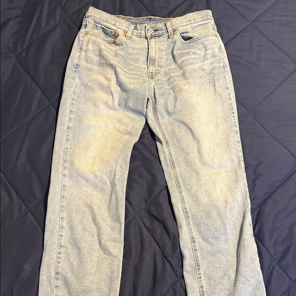 Levi's Men's Light Blue Straight Jeans